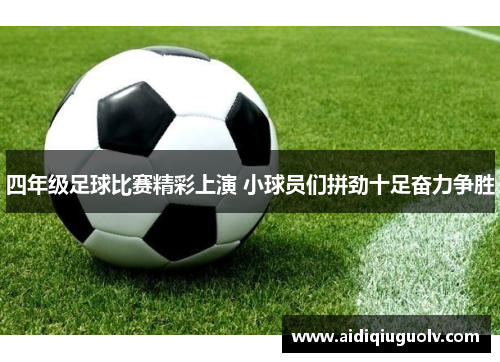 四年级足球比赛精彩上演 小球员们拼劲十足奋力争胜